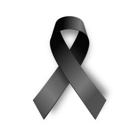 Lazo negro luto en Relleu